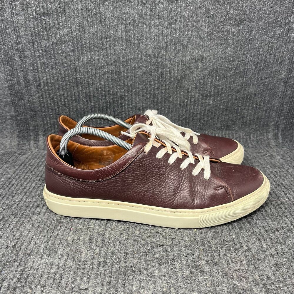 Rodd & Gunn Windemere Road Sneaker Brown Leather Casual Shoes Mens 44 / US 11